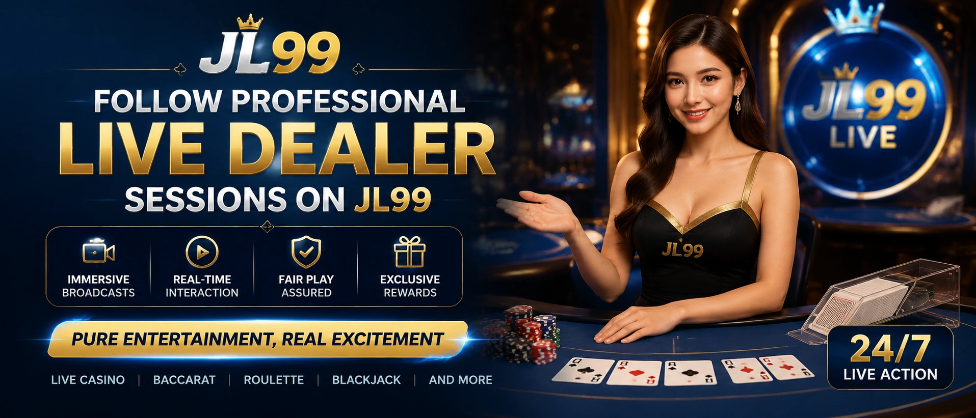JL99 live dealer table preview