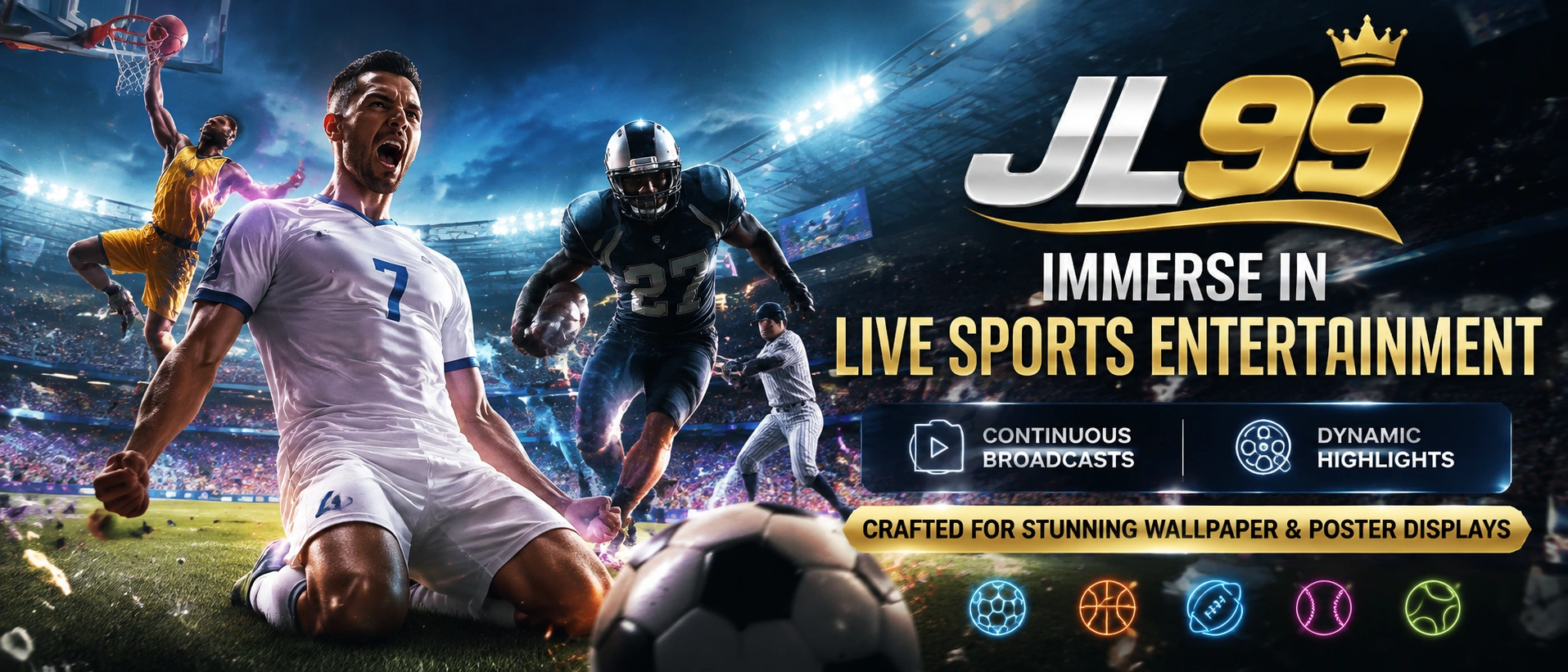 JL99 sports visual with match browsing and sports focus